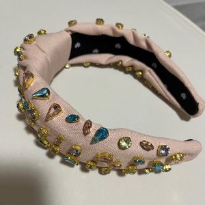 Lele Sadoughi pastel gemstone headband